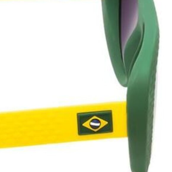 Havaianas RIO/M Retro Sunglasses in Matte Green Yellow 54 mm New - Picture 5 of 7